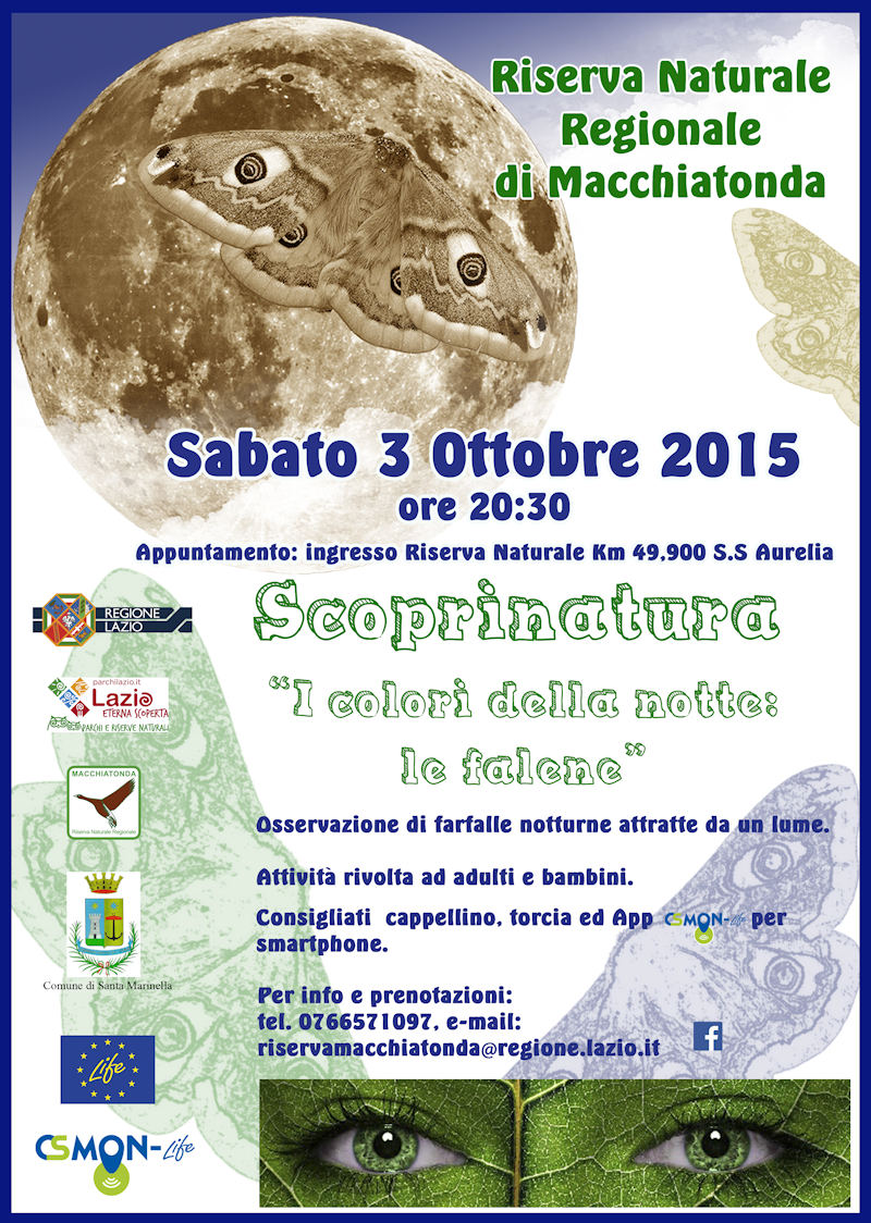 12th European Moth Nights: dal 1 al 5 ottobre 2015